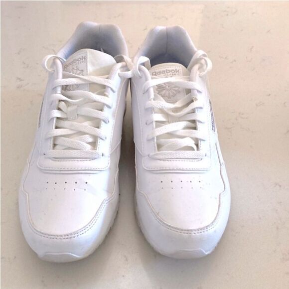 Reebok Classic Mens White Vintage Classic Low Top Ortholite Sneakers Size 10.5 - Picture 2 of 6